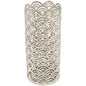 32" Silver Metal Vase