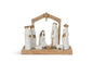 Promo Nativity Scene Carved Wooden Sculpture
