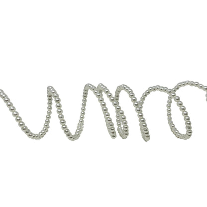 Faux Pearl Bead Wired Garland 94”