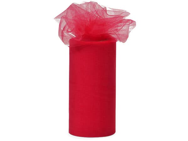 Premium Color Packaging Tulle: White / 1 Pack / 6"x100 yards