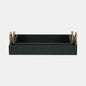 Small Faux Leather Tray- 16"