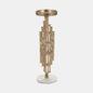 14" Gold Metal Candleholder