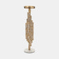 17" Gold Metal Candleholder