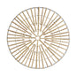 48" Rattan Geometric Wall Art