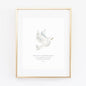 Luke 2:14 dove scripture print