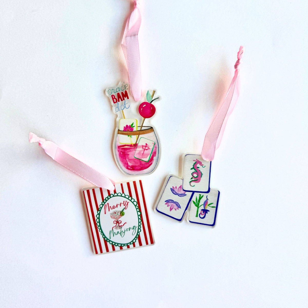 Merry Mahjong Petite Ornament
