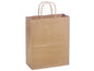 Brown Kraft Paper Shopping Bags: 250 Pack / Cub 8x4.75x10"