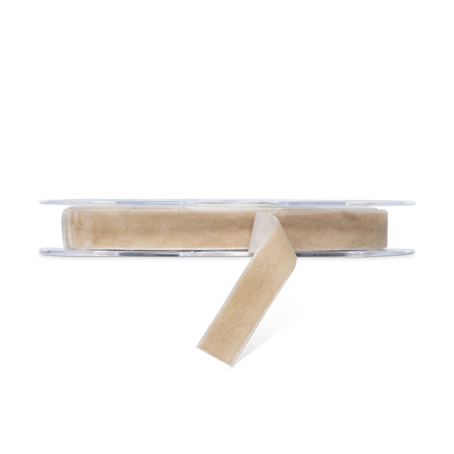 Promo Swiss Velvet Ribbon, Taupe