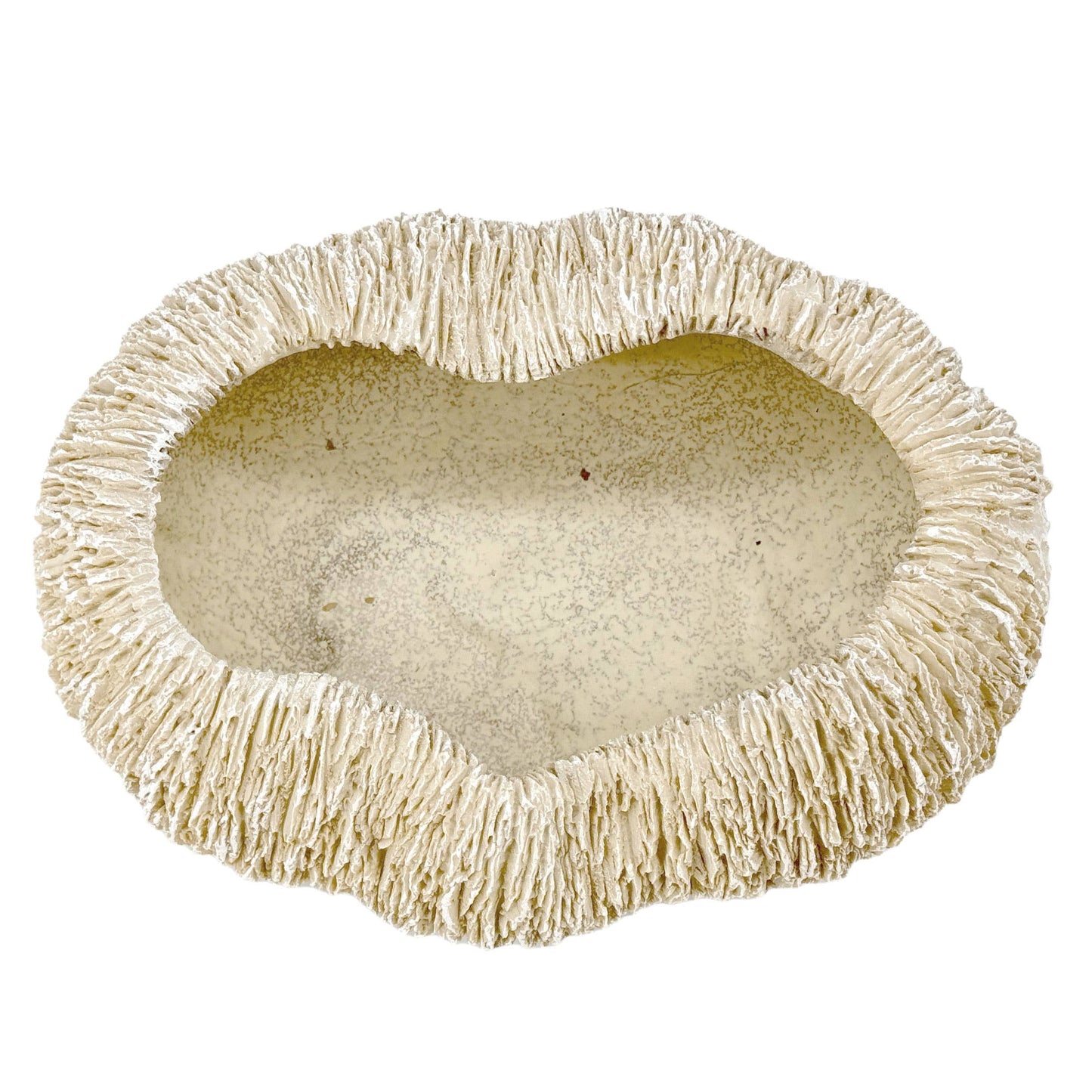 10" Sustainable Coral Texture Resin Decorative Flower Vase