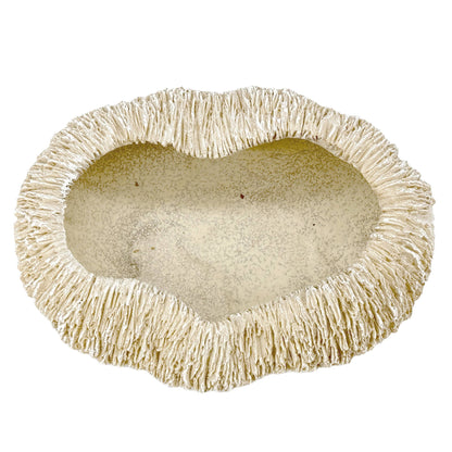 10" Sustainable Coral Texture Resin Decorative Flower Vase