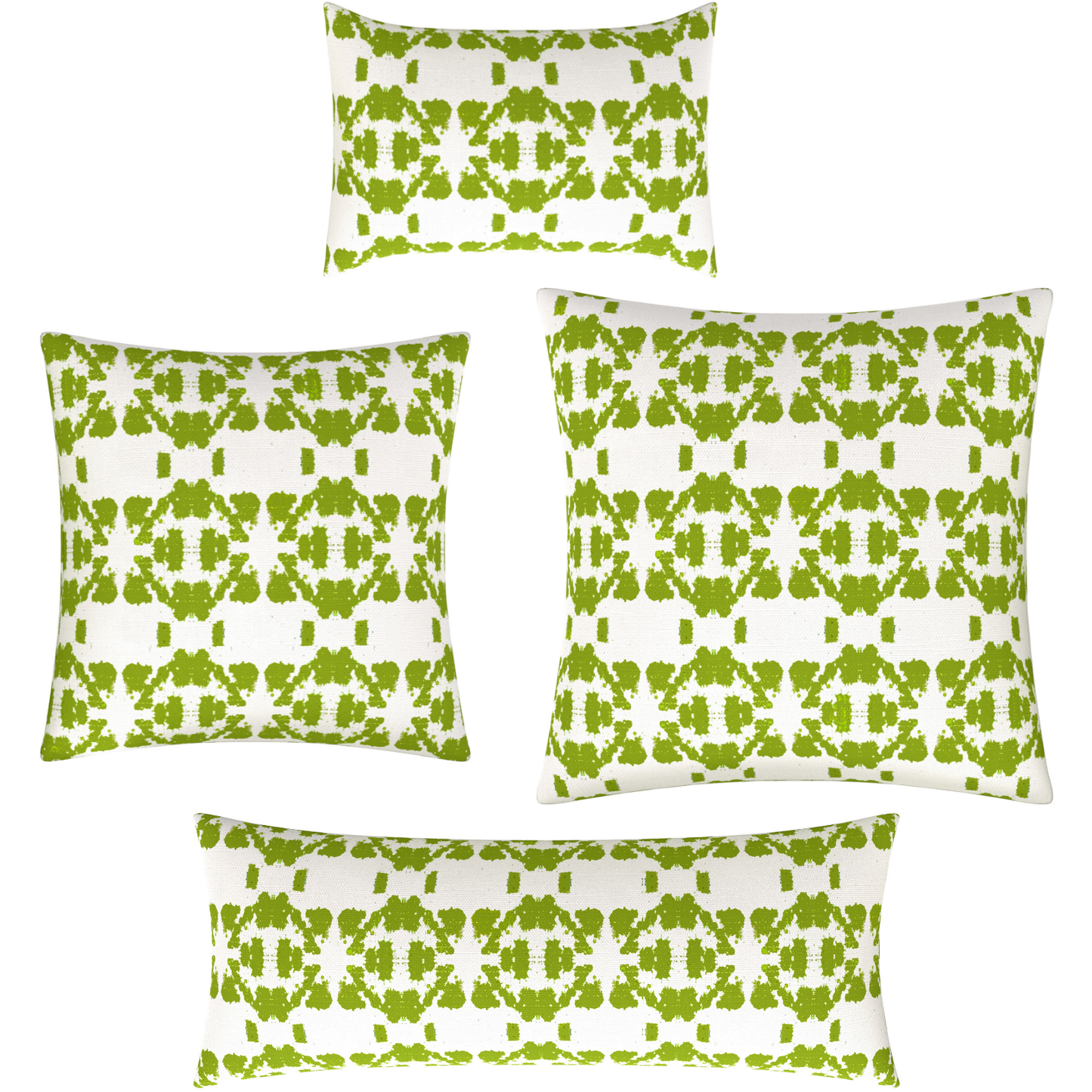 Mosaic Green 14x36 Pillow: 14" x 36" Bolster