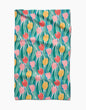 Tranquil Tulips Tea Towel