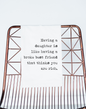 daughter broke, flour sack gift towel