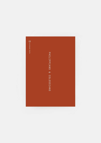 Philippians & Colossians Men's Reading Guide
