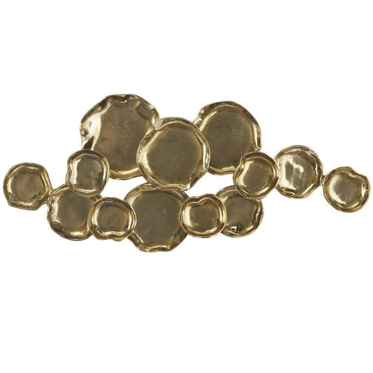 Gold Wall Plate with Uneven Edges