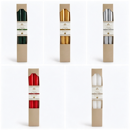 Gold Taper Candles 12" set of 2