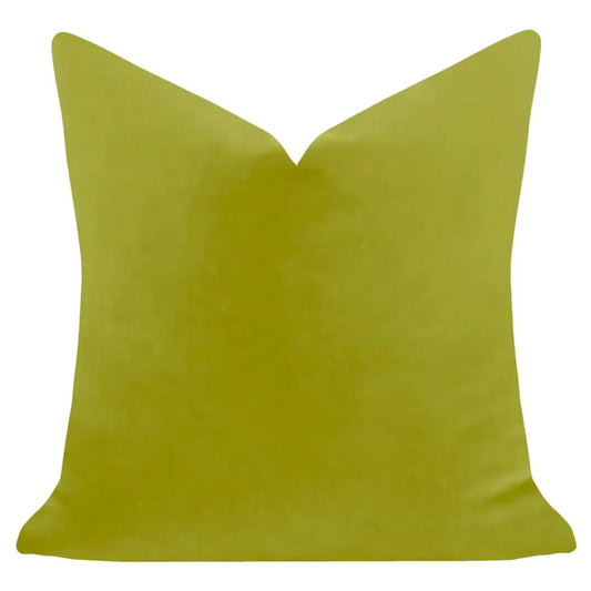 22" Green Velvet Pillow