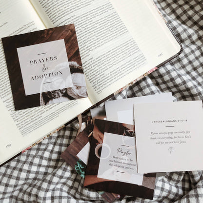 Prayers for Adoption Verse Card Set