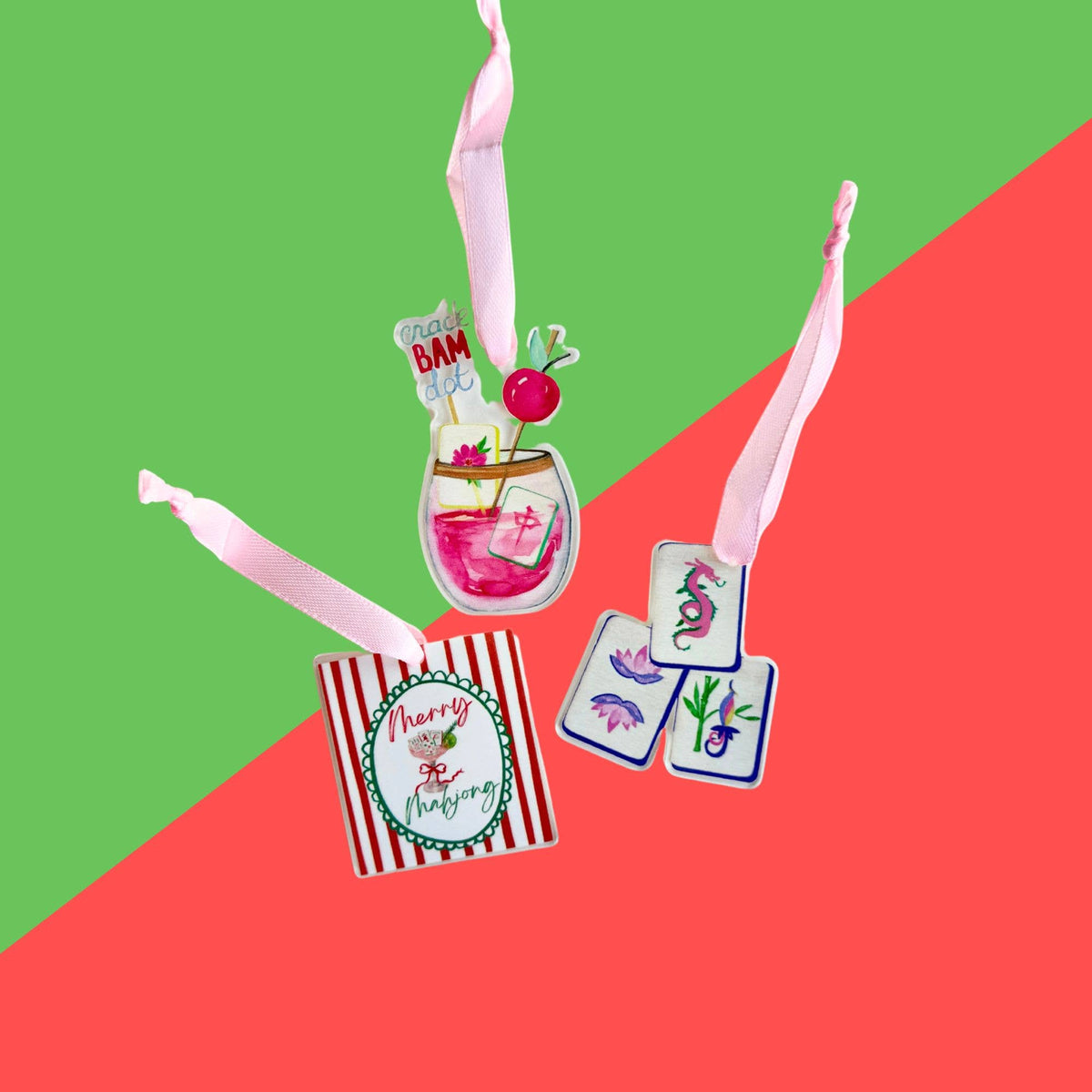 Merry Mahjong Petite Ornament