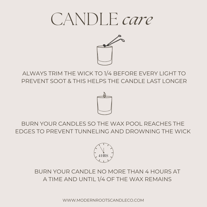 Be Still | Lavender & Sage | 15 oz. Clear Jar Soy Candle: No Lid