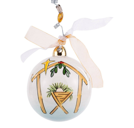 Peace on Earth Nativity Holiday Ornament