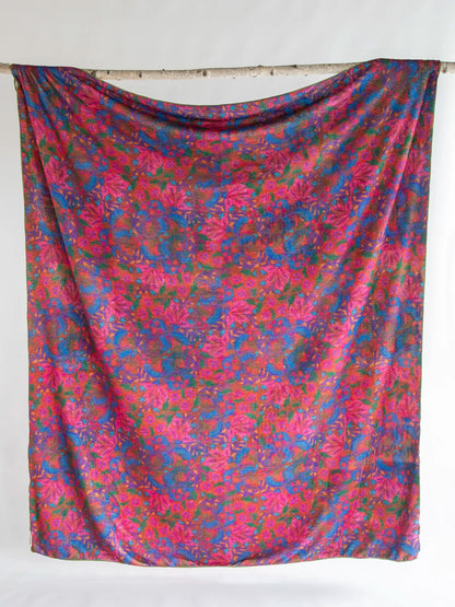 Holiday Chirps XL Throw Blanket