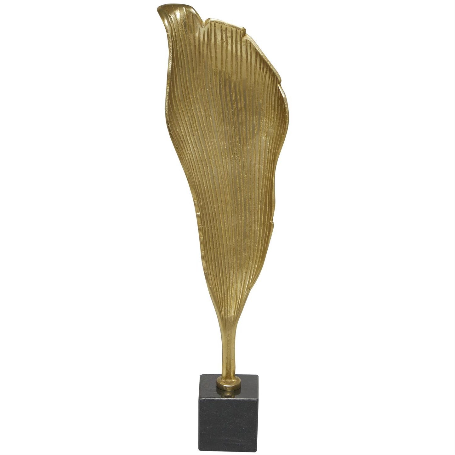 30" Gold Metal Sculpture