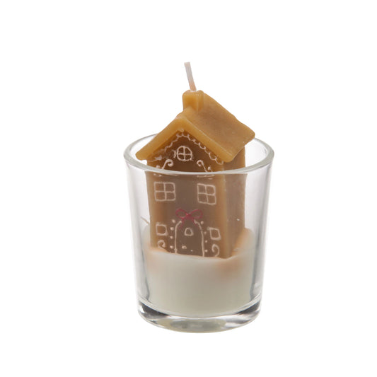 Figural Christmas Votive Candle