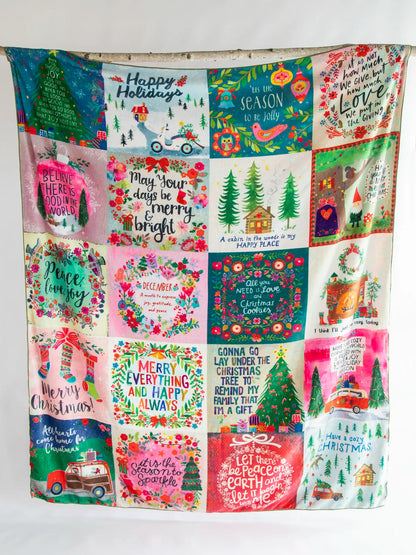 Holiday Chirps XL Throw Blanket