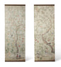 Set Chinoiserie Silk Hangings