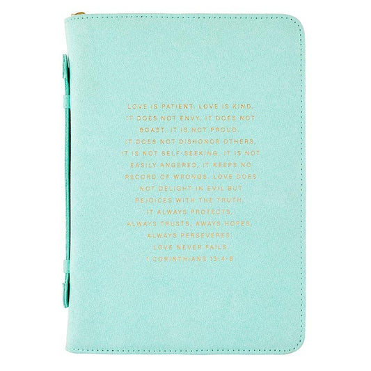 Simply Faith Bible Cover - 1 Corinthians 13:4 - 8