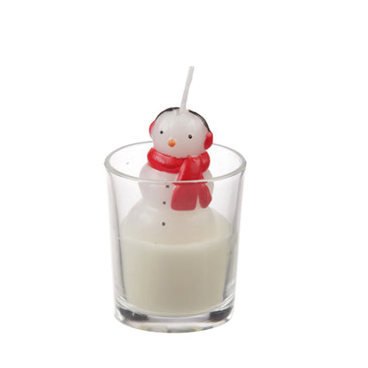 Figural Christmas Votive Candle
