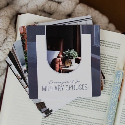 Encouragement for Military Spouses Verse Card Set