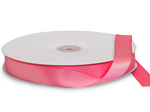 Double Face Satin Gift Packaging Ribbon: Red Double / 1 Pack / 1-1/2"x50 yards