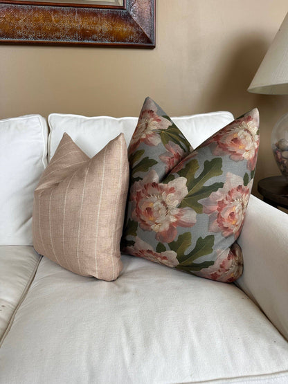 Iris Pillow Cover: 22x22 Cover Only