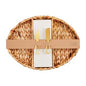 Woven Oval Serving Tray Set