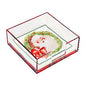 Santa Napkin & Tartan Caddy Set