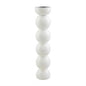 Large White Lacquer Candlestick