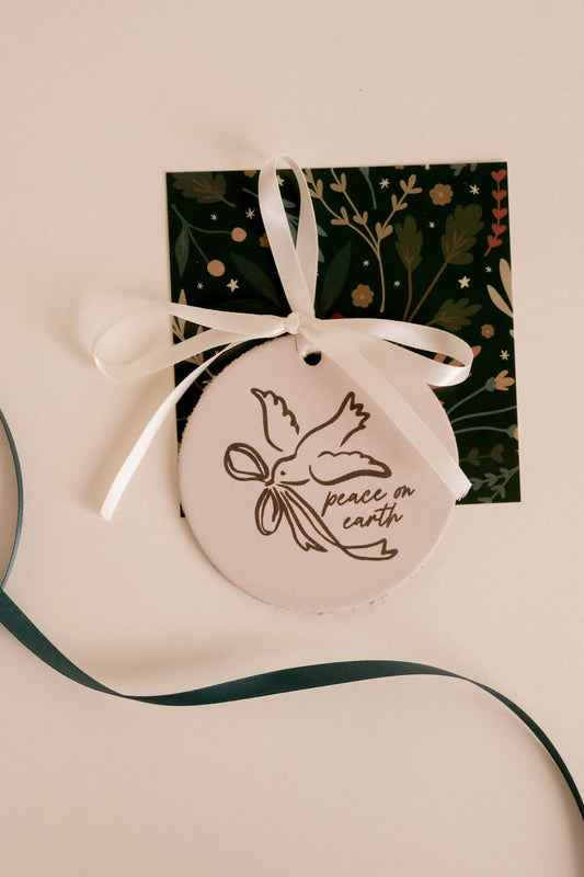 Peace On Earth Ornament I Christian Faith