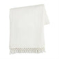 Cream Macrame Throw