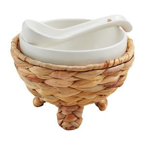 Woven Salsa Tidbit Set