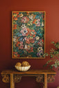 FRAMED PRINTED  PAPER - FLORAL: Multi / Wood/Paper/Metal / 31" x 1" x 45"t