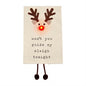 Reindeer Light-Up Dangle Leg Towel