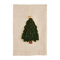 Green Ribbon Tree Towel