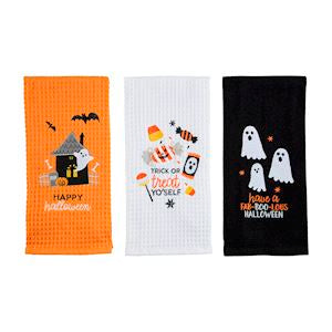 Halloween Waffle Towels