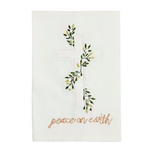 CROSS APPLIQUE TOWELS