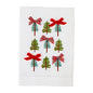 TREE REPEAT EMBROIDERED TOWEL
