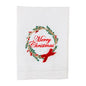 WREATH EMBROIDERED TOWEL