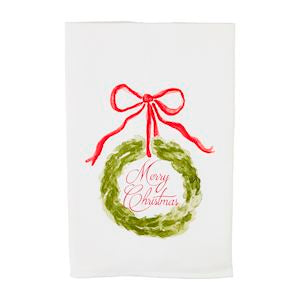 MERRY XMAS TOPIARY TOWEL