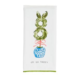 Spring Topiary Tea Towel